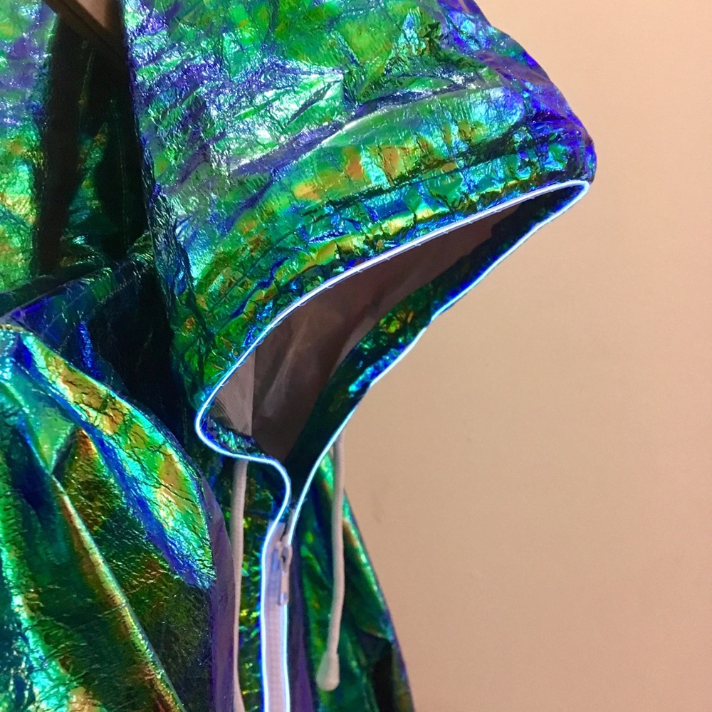 Cyberpunk led light jacket
